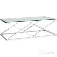Журнальный столик Stool Group Инсигния 120x60 (серебро)