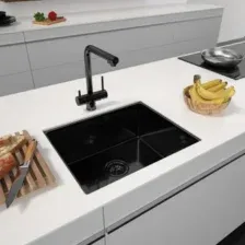 Кухонная мойка ARFEKA ECO AR 550*450 BLACK PVD NANO