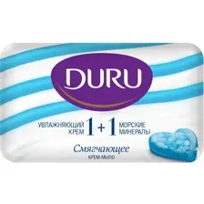 Мыло туалетное DURU 1+1 Морские минералы 80г