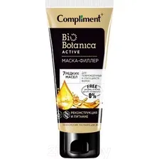 Маска для волос Compliment Biobotanica Active 7 редких масел Для поврежденных волос (200мл)