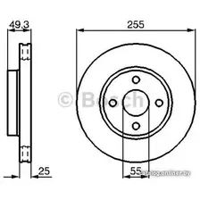 Тормозной диск Bosch 0986479084