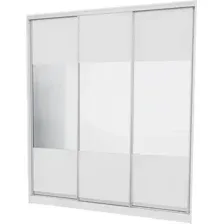 Шкаф-купе Рэйгрупп 176 BBX Elgon РГ-09.01 (белый премиум/белый премиум/хром)