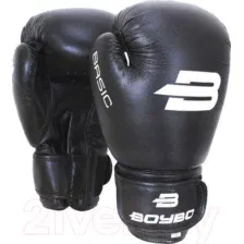 Перчатки для бокса BoyBo Basic 12 OZ (черный)