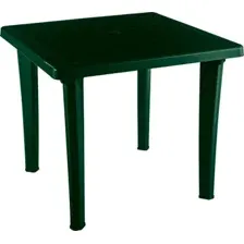 Стол Элластик-Пласт Квадратный 85x85x74 (темно-зеленый)