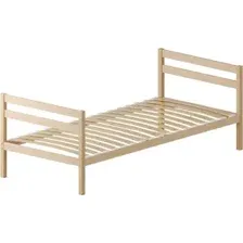 Кровать Домаклево Акация 90x200+С1+С1 (натуральный)