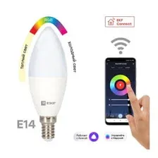 Умная лампочка EKF Connect 5W WIFI RGBW E14