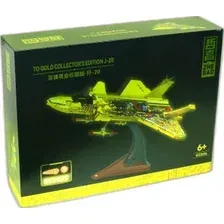 Конструктор Zhe Gao GZ2016 Золотая коллекция Истребитель J-20