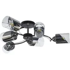 Люстра Aitin-Pro НПБ 02-6х60-105 / RH8208/6 (черный/хром)