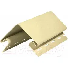 Угол для сайдинга Fineber Classic Color Наружный (3м, шампань)