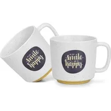 Набор кружек Fissman Smile Happy 3727 (2шт)