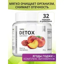 БАД 1WIN Detox Slim Effect + ягоды Годжи (персик, 80 г)
