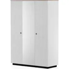 Шкаф Black Red White Domenica SZF3D (белый/гикори кингстон)