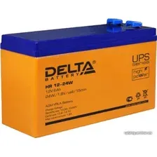 Аккумулятор для ИБП Delta HR 12-24W (12В/6 А·ч)