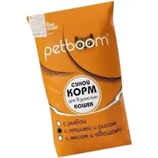 Сухой корм для кошек Petboom Птица и рис (10кг)