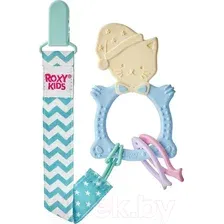 Прорезыватель для зубов Roxy-Kids Meow Teether / RMT-001SC (голубой)