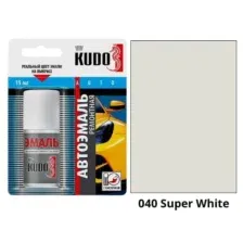 Эмаль с кисточкой Toyota 040белый 15 мл. KUDO KU72400