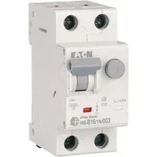Дифференциальный автомат Eaton HNB-B161N003 1P+N 16А В 6кА 30мА АС 2М 195121