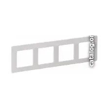 Рамка Legrand Valena Life 4 поста (белый)