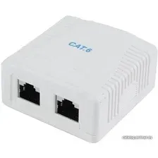 Розетка компьютерная Gembird NCAC-2U5E-01