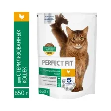 Корм для кошек Perfect Fit после стерилизации курица, 650 г