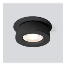 Встраиваемый светодиодный светильник Pruno черный 8W 4200К (25080/LED)