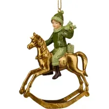 Елочная игрушка Erich Krause Decor. Мальчик на лошадке / 64567