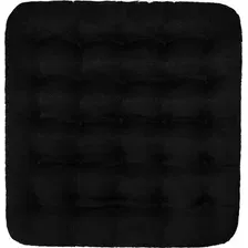 Подушка на стул Smart Textile Уют 40x40 / T428 (лузга гречихи, черный)