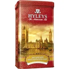 Черный чай Hyleys Английский аристократический черный 100 г (металлическая банка)
