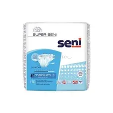 Подгузники для взрослых Super Seni Medium дышащие, 10 шт