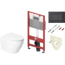 Унитаз подвесной Saniteco KW-99046 + TECE 9400414