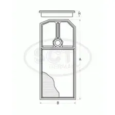 Фильтр воздушный SCT SB 2222