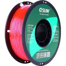 Пластик eSUN eTPU-95A 1.75 мм 1000 г (розовый полупрозрачный)