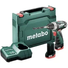 Дрель-шуруповерт Metabo PowerMaxx BS Basic (600984500) с 2-мя АКБ