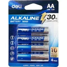 Комплект батареек Deli АА LR6 / 18501 (4шт)