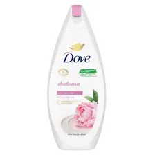 Крем-гель для душа DOVE Сливочная ваниль и пион 250мл