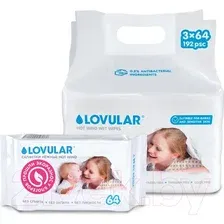Влажные салфетки Lovular Hot Wind (3x64 шт)