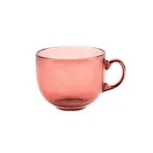 Кружка стеклянная Jumbo Alba Terracotta 500 мл V2813