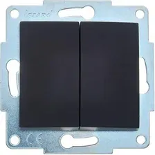 Выключатель Lezard Asti 7081-4288-101 (черный бархат)