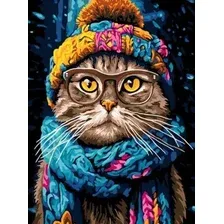 Картина по номерам PaintLine Котик в шапке PL-00312