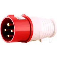 Вилка силовая EKF 014 3Р+РЕ 16А 380В IP44