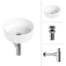 Умывальник Lauter 21652 + Cascade 21СК0655C + сифон 21635CH + дон.клапан 21190CH (хром)