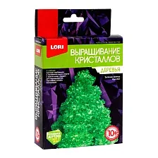 Набор для выращивания кристаллов Lori Деревья. Зеленая елочка / Крд-002