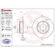 Тормозной диск Brembo 08535911