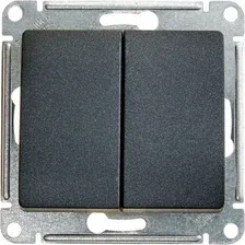 Выключатель Schneider Electric Glossa GSL000751 (антрацит)