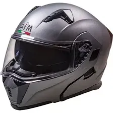 Мотошлем AIM JK906 906-005-XL (XL, серый металлик)