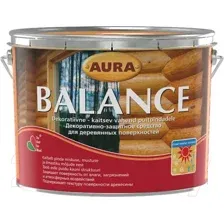 Защитно-декоративный состав Aura Wood Balance (2.7л, махагон)