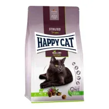 Корм для кошек Happy Cat Sterilised Weide-Lamm c ягненком, 4 кг