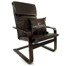Кресло-качалка Calviano Soft 1 коричневое PU