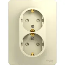 Розетка Schneider Electric Glossa GSL000226 (бежевый)