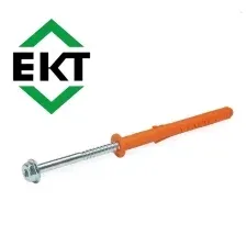 Дюбель рамный ЕКТ RD-H 10х100 с шурупом (нейлон)